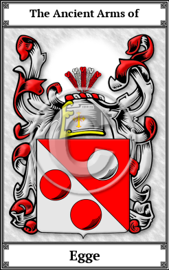 Egge Family Crest Download (JPG)  Book Plated - 150 DPI
