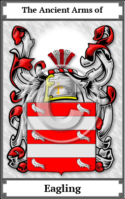 Eagling Family Crest Download (JPG)  Book Plated - 150 DPI