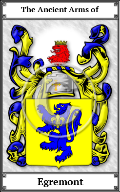 Egremont Family Crest Download (JPG) Book Plated - 600 DPI