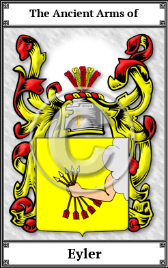 Eyler Family Crest Download (JPG)  Book Plated - 150 DPI
