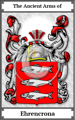 Ehrencrona Family Crest Download (JPG)  Book Plated - 150 DPI