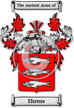Ehrens Family Crest Download (jpg) Legacy Series - 150 DPI