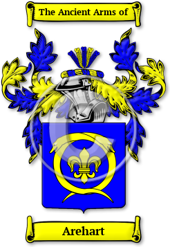 Arehart Family Crest Download (jpg) Legacy Series - 150 DPI