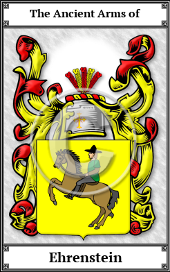 Ehrenstein Family Crest Download (JPG)  Book Plated - 150 DPI