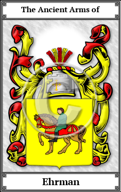 Ehrman Family Crest Download (JPG)  Book Plated - 150 DPI