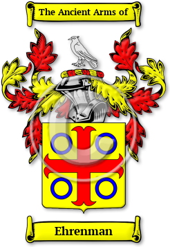 Ehrenman Family Crest Download (jpg) Legacy Series - 150 DPI