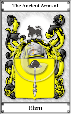 Ehrn Family Crest Download (JPG)  Book Plated - 150 DPI