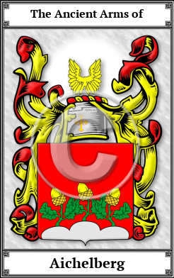 Aichelberg Family Crest Download (JPG) Book Plated - 600 DPI