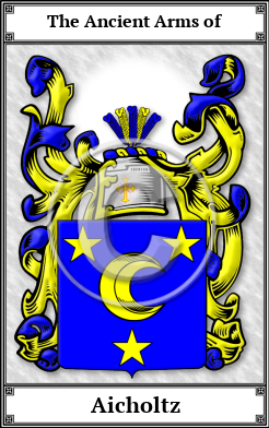 Aicholtz Family Crest Download (JPG)  Book Plated - 150 DPI