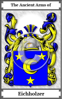 Eichholzer Family Crest Download (JPG)  Book Plated - 150 DPI