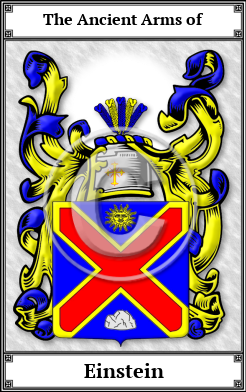 Einstein Family Crest Download (JPG)  Book Plated - 150 DPI