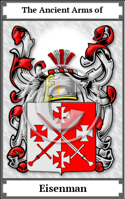Eisenman Family Crest Download (JPG)  Book Plated - 150 DPI