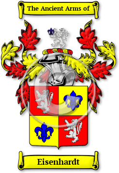 Eisenhardt Family Crest Download (jpg) Legacy Series - 150 DPI