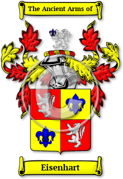 Eisenhart Family Crest Download (jpg) Legacy Series - 150 DPI