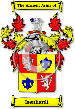 Isenhardt Family Crest Download (jpg) Legacy Series - 150 DPI
