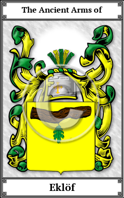 Eklöf Family Crest Download (JPG) Book Plated - 600 DPI