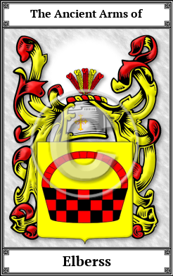 Elberss Family Crest Download (JPG)  Book Plated - 150 DPI