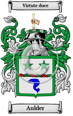 Aulder Family Crest Download (JPG) Heritage Series - 600 DPI