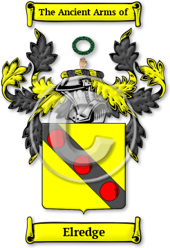 Elredge Family Crest Download (jpg) Legacy Series - 150 DPI