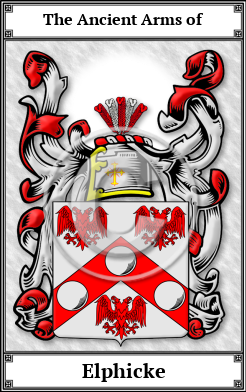 Elphicke Family Crest Download (JPG) Book Plated - 600 DPI