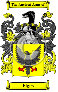 Elges Family Crest Download (JPG) Heritage Series - 600 DPI