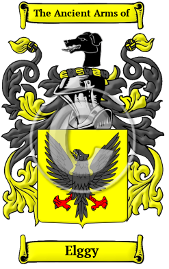 Elggy Family Crest/Coat of Arms