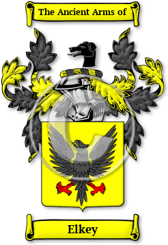 Elkey Family Crest Download (jpg) Legacy Series - 150 DPI