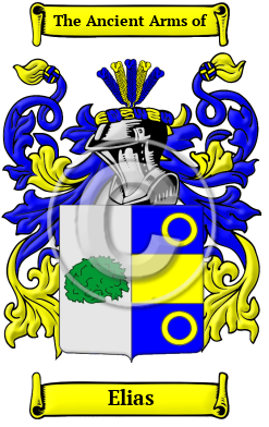 Elias Family Crest Download (JPG) Heritage Series - 600 DPI