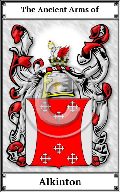 Alkinton Family Crest Download (JPG)  Book Plated - 150 DPI