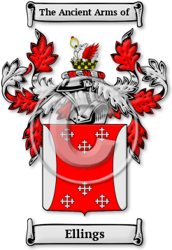 Ellings Family Crest Download (jpg) Legacy Series - 150 DPI