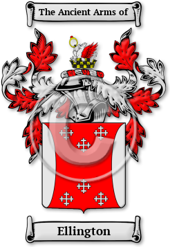 Ellington Family Crest Download (jpg) Legacy Series - 150 DPI
