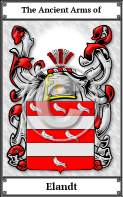 Elandt Family Crest Download (JPG)  Book Plated - 150 DPI