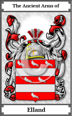 Elland Family Crest Download (JPG)  Book Plated - 150 DPI