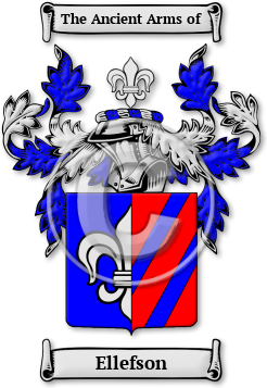 Ellefson Family Crest Download (jpg) Legacy Series - 150 DPI