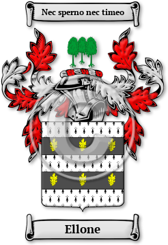 Ellone Family Crest Download (JPG) Legacy Series - 600 DPI