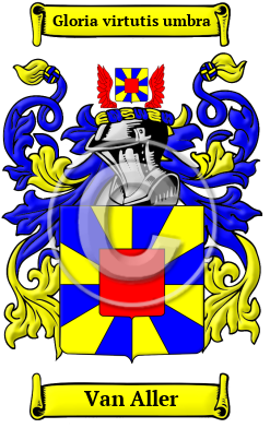 Van Aller Family Crest Download (JPG) Heritage Series - 300 DPI
