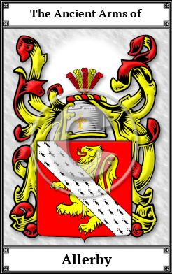Allerby Family Crest Download (JPG) Book Plated - 600 DPI