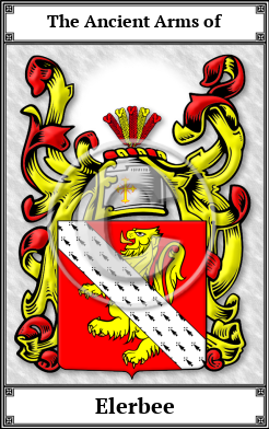 Elerbee Family Crest Download (JPG)  Book Plated - 150 DPI
