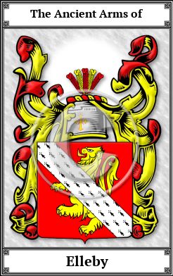 Elleby Family Crest Download (JPG) Book Plated - 600 DPI