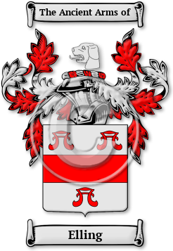 Elling Family Crest Download (jpg) Legacy Series - 150 DPI