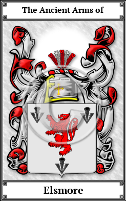 Elsmore Family Crest Download (JPG)  Book Plated - 150 DPI