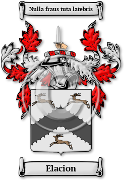 Elacion Family Crest Download (JPG) Legacy Series - 600 DPI