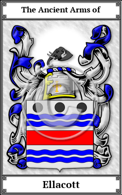 Ellacott Family Crest Download (JPG)  Book Plated - 150 DPI