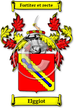 Elggiot Family Crest Download (jpg) Legacy Series - 150 DPI