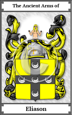 Eliason Family Crest Download (JPG)  Book Plated - 150 DPI