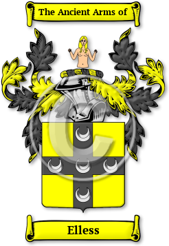 Elless Family Crest Download (JPG) Legacy Series - 600 DPI