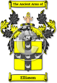 Elliason Family Crest Download (jpg) Legacy Series - 150 DPI