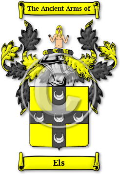 Els Family Crest Download (jpg) Legacy Series - 150 DPI