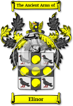 Elinor Family Crest Download (jpg) Legacy Series - 150 DPI