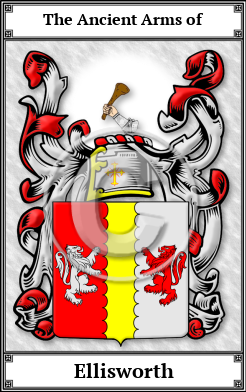 Ellisworth Family Crest Download (JPG)  Book Plated - 150 DPI